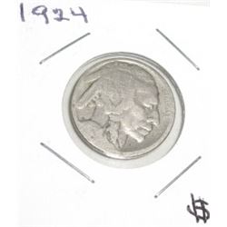 1924-P BUFFALO NICKEL *GOOD GRADE* RED BOOK VALUE IS $2.00+!! NICKEL CAME OUT OF SAFE!!