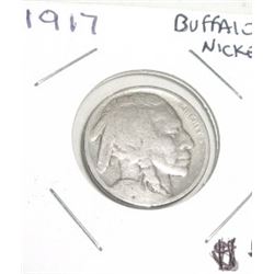 1917 BUFFALO NICKEL *VERY GOOD GRADE* RED BOOK VALUE IS $7.00+!! NICKEL CAME OUT OF SAFE!!