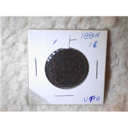 1881 CANADIAN LARGE PENNY (L729 - 1)