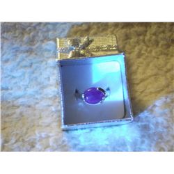 NATURAL AMETHYST RING (L732 - 10)