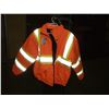 Image 1 : ORANGE REFLECTIVE WINTER JACKET