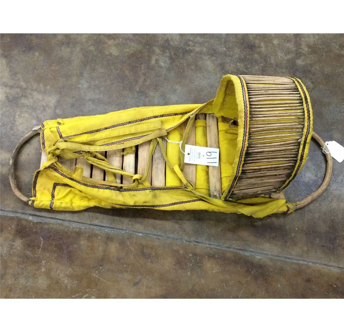 Vintage Apache Cradle Board