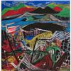 Image 1 : Abstract Folk Art Painting by Xu Zhong Fang