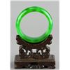 Image 2 : Two Chinese Emerald Green Hardstone Bangles