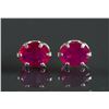 Image 1 : Pair of Ruby Earrings