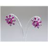 Image 2 : Sterling Silver Ruby (4.80 ct) Earrings CRV$575