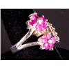 Image 2 : Sterling Silver Ruby (0.60 ct) Ring Appraised $500