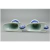 Image 5 : Pair Blue & White Porcelain Wine Cups Xuande