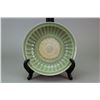 Image 1 : Chinese Celadon Glazed Foliate Porcelain Plate