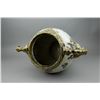 Image 2 : Chinese Export Vase w/ Bronze Stand & Handle
