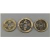 Image 1 : Three Pieces of Chinese Bronze Coins Xianfeng Mark