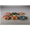 Image 1 : 6 Pcs Qing Period Chinese Bronze Cloisonne Cases