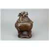 Image 3 : Chinese Fu Lion Bronze Censor w/ Lid Xuande Mk