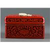 Image 3 : Chinese Lacquer Box w Ivory Inlaid Figure