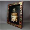 Image 2 : Chinese Wooden Portrait w/ Frame