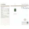 Image 8 : 14KT Yellow Gold GIA Certified 38.72ct Emerald and Diamond Pendant With Chain