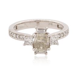 18KT White Gold 1.74ctw Diamond Ring