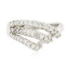 Image 3 : 14KT White Gold 0.35ctw Diamond Ring