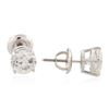 Image 2 : 14KT White Gold 1.82ctw Diamond Earrings