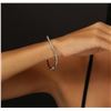 Image 2 : 14KT White Gold 1.05ctw Diamond Bangle