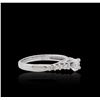 Image 2 : 14KT White Gold 0.55ctw Diamond Ring