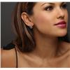 Image 1 : 14KT Yellow Gold 1.91ctw Sapphire and Diamond Earrings