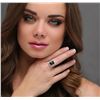 Image 6 : 14KT White Gold 6.29ct Tourmaline and Diamond Ring