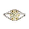 Image 3 : 18KT Two-Tone Gold 1.05ctw Diamond Ring