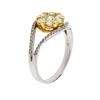Image 7 : 18KT Two-Tone Gold 1.05ctw Diamond Ring