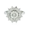 Image 1 : 14KT White Gold 1.66ct Diamond Ring