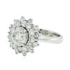 Image 2 : 14KT White Gold 1.66ct Diamond Ring
