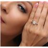 Image 3 : 14KT White Gold 0.61ctw Diamond Ring
