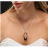 Image 2 : 14KT Two Tone Gold 0.62ctw Diamond Pendant with Chain