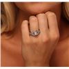 Image 2 : 14KT White Gold 1.55ctw Diamond Ring