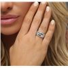 Image 2 : 14KT White Gold 1.40ctw Diamond Ring