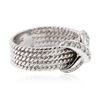 Image 2 : 14KT White Gold 0.18ctw Diamond Ring