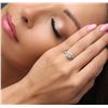 Image 2 : 14KT White Gold 0.67ctw Diamond Ring