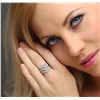 Image 5 : 14KT White Gold 0.86ctw Diamond Ring
