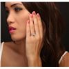 Image 3 : Platinum 1.79ctw Pear Cut Diamond Ring