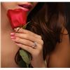 Image 4 : Platinum 1.79ctw Pear Cut Diamond Ring