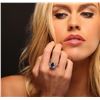 Image 2 : 14KT White Gold 4.25ct Tanzanite and Diamond Ring