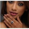 Image 1 : 14KT White Gold 3.21ct Tanzanite and Diamond Ring