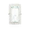 Image 3 : 14KT White Gold GIA Certified 37.30ct Aquamarine and Diamond Ring