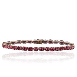 14KT Rose Gold 11.67ctw Pink Tourmaline Bracelet