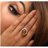 Image 1 : 14KT White Gold 5.44ct Opal and Diamond Ring