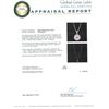 Image 8 : 14KT White Gold 1.05ctw Diamond Pendant With Chain