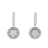 Image 1 : 14KT White Gold 3.41ctw Diamond Earrings