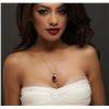 Image 2 : 14KT Yellow Gold 6.47ct Ruby and Diamond Pendant with Chain