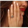 Image 1 : 14KT Yellow Gold 3.38ctw Diamond Ring
