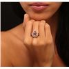 Image 1 : 14KT Rose Gold 2.08ct Morganite and Diamond Ring
